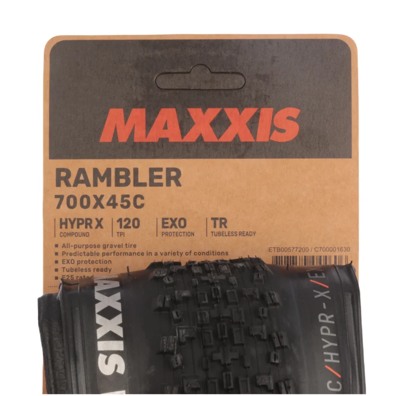 MAXXIS REAVER 700x45C / RAMBLER 700x45C HYPR-X / EXO / TR 120 TPI غلاف نايلون لايحتاج جاهز إطار دراجة الإطارات الأصلية #3