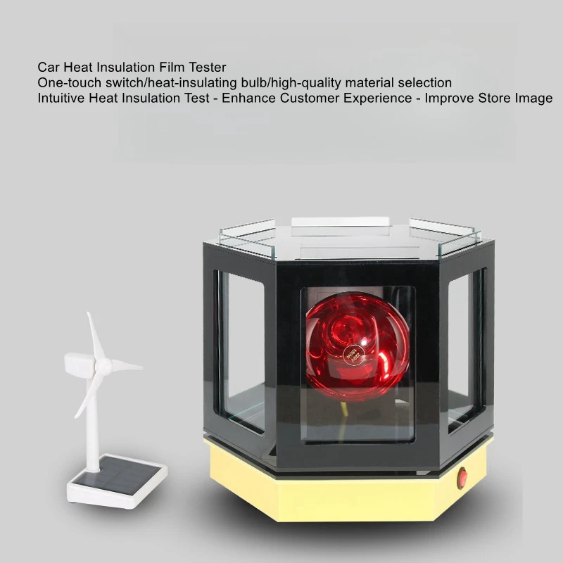Automotive Solar Film Test Baking Light Box Glass Film Insulation Performance Tester Instrument For Auto Film Shop Testing