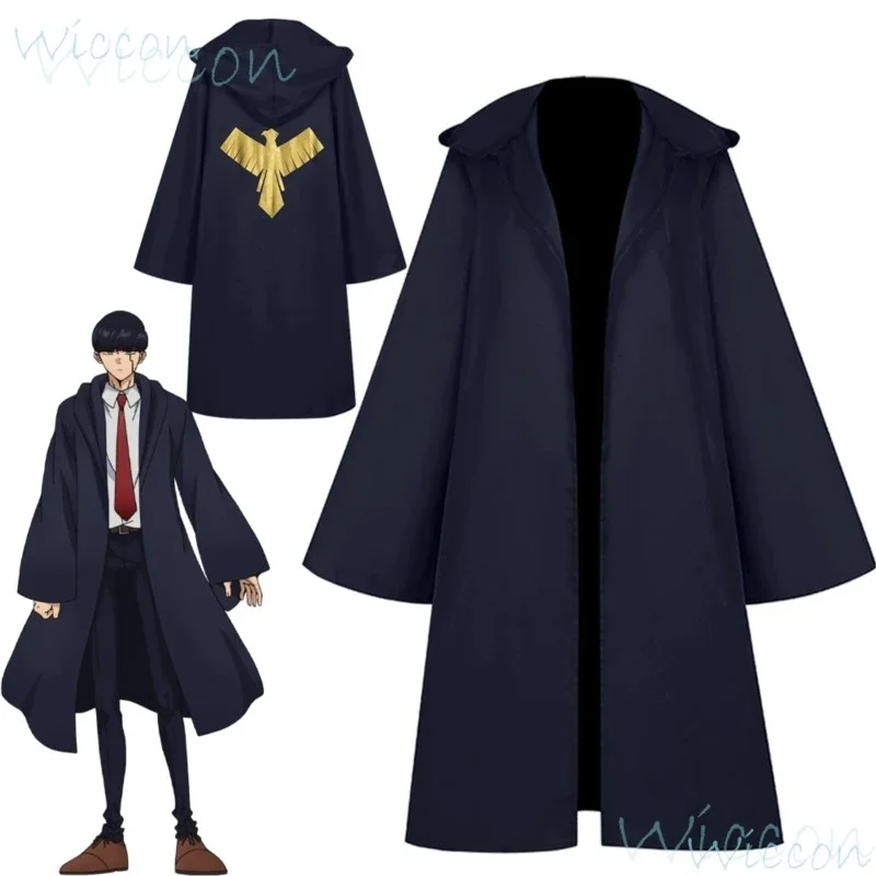 w;3.c\6;h'8/Mash Burnedead Anime Lance Crown Mashle: and Muscles Cosplay Cape Cos Uniform Magic Robe Cloak Holl5'u.9;m\4/p view 2