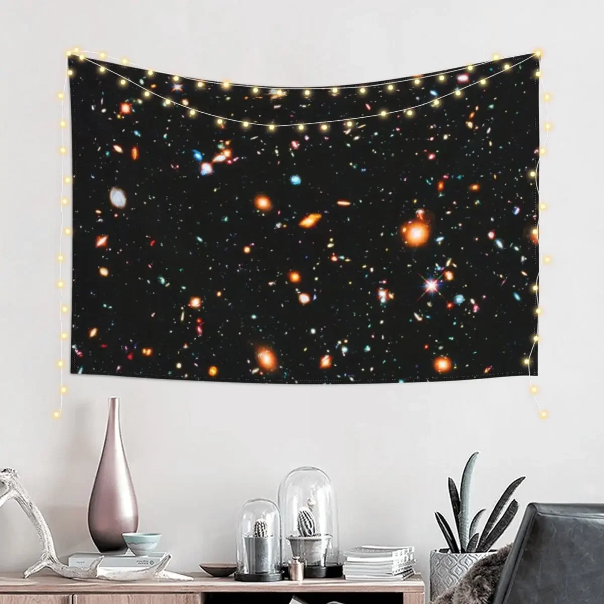 Hubble Extreme Deep Field Tapestry On The Wall Tapete For The Wall Cute Decor Bathroom Decor Tapestry