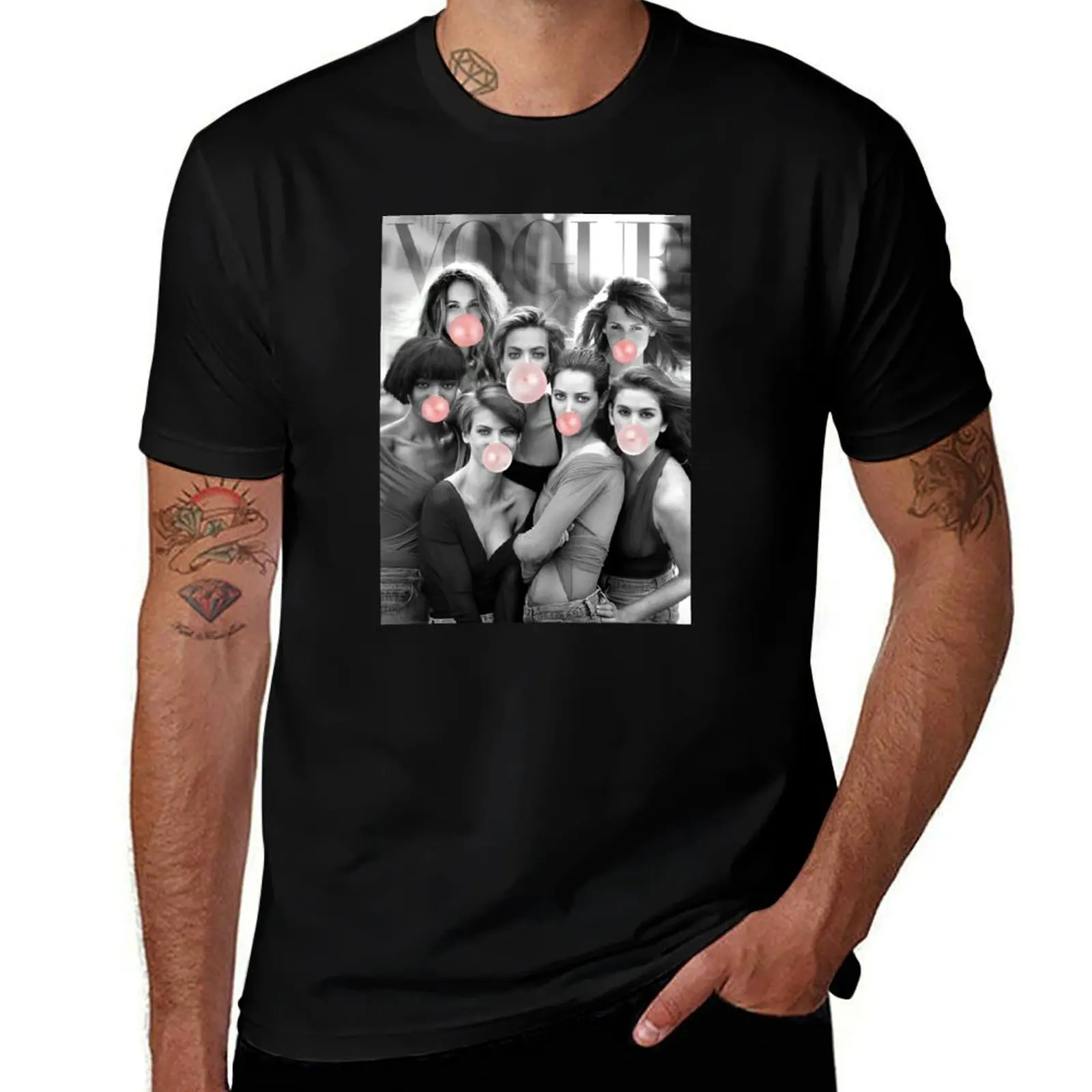 90's Supermodels T-Shirt Durable Work Wear T-Shirt