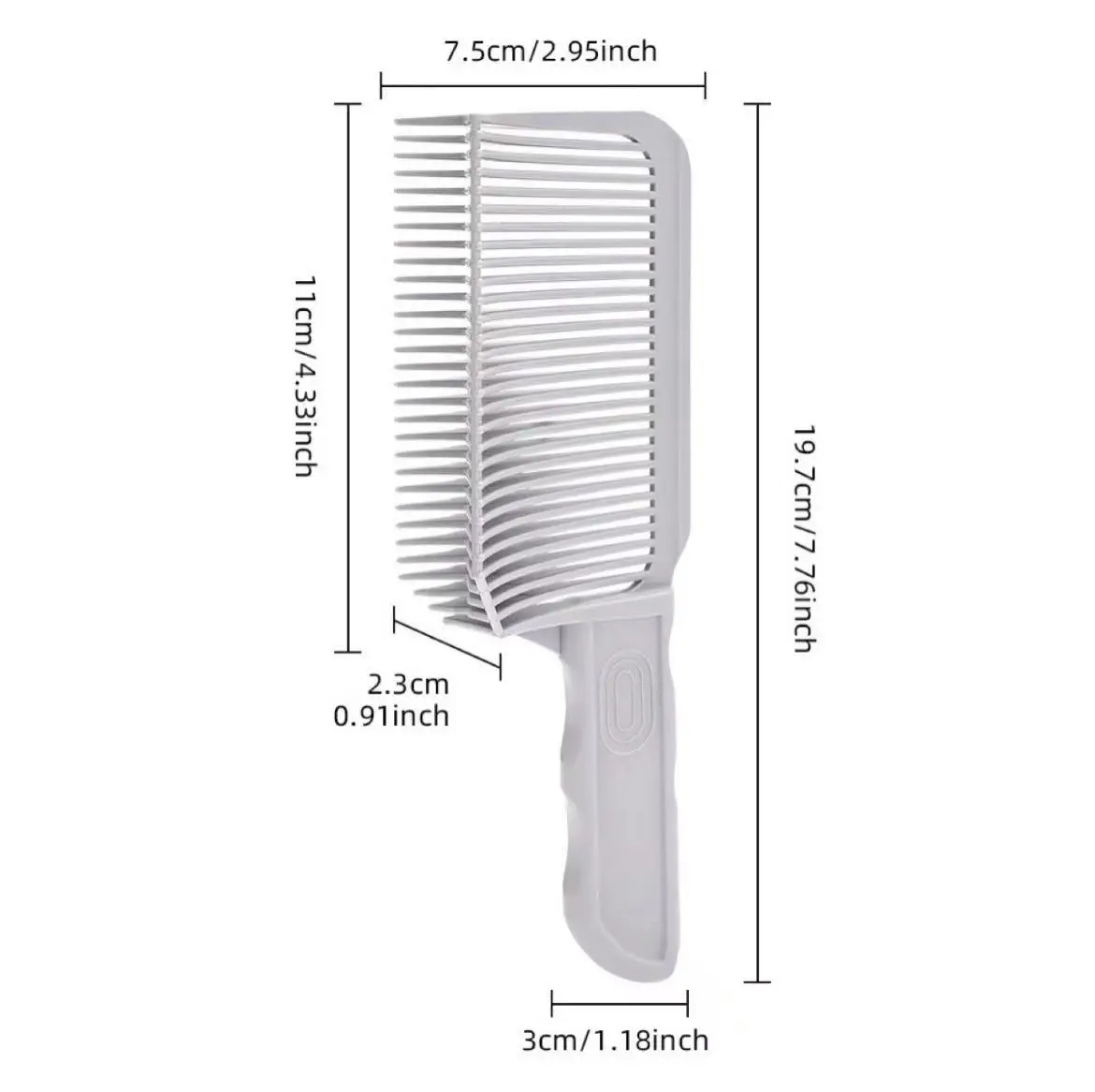 1Pcs Barber Hair Comb Kit Flat Top Hair Cutting Fading Stying Fade Comb Men Fade Brush Salon Hair Tool Accessories
