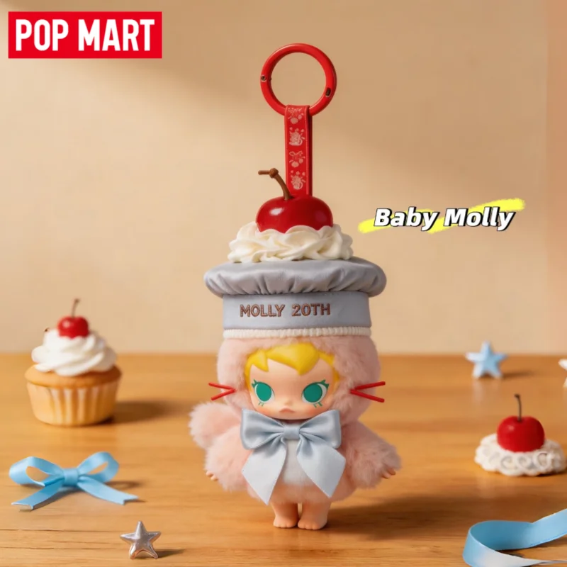 

Новая оригинальная виниловая фигурка POP MART MOLLY Baby Molly к 20-летию, в блистерной упаковке, слепая коробка, кавайная аниме-коробка-сюрприз, куклы для девочек и мальчиков, игрушки