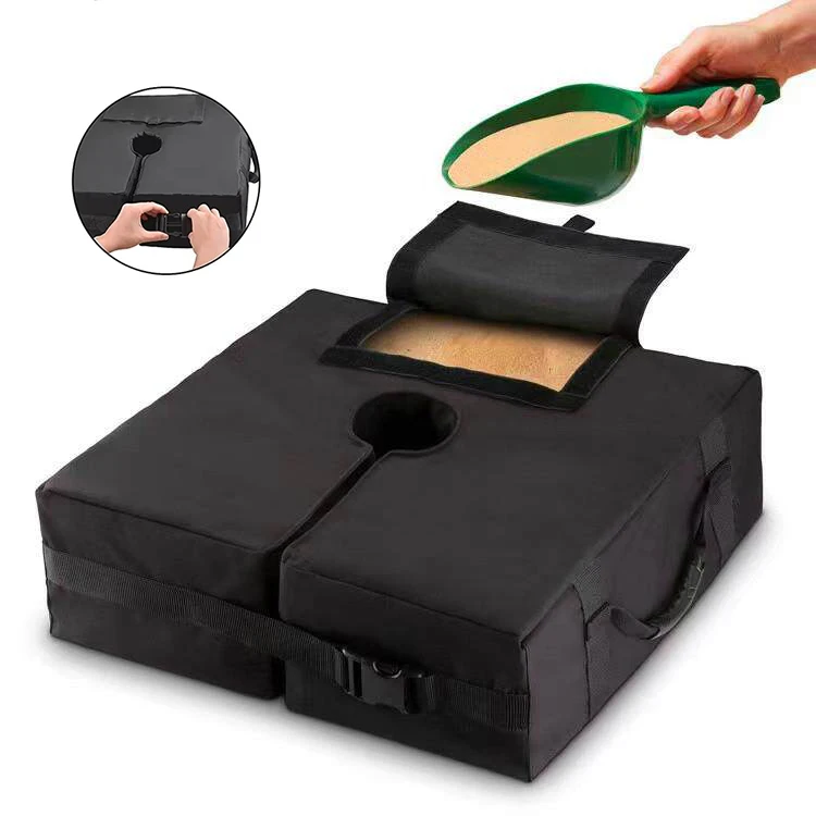 Detachable Heavy Weight Bag Wind-Proof Sun Umbrella Base Umbrella Sandbag Parasol Base Stand Fixed Sandbag Garden Accessory TMZ
