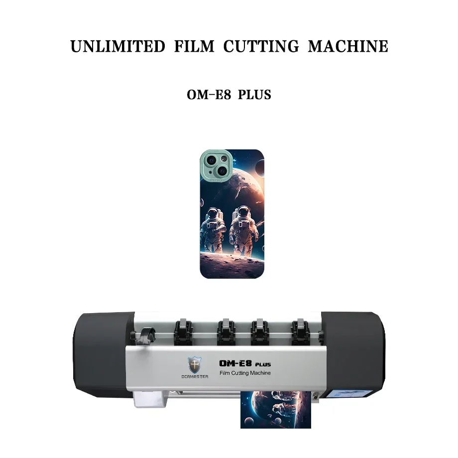 OCAMaster OM-E8 Plus 21 inch Film Cutting Machine No Limited Cutting Times For Phone Screen Back Glass Protecte Film Cuttor