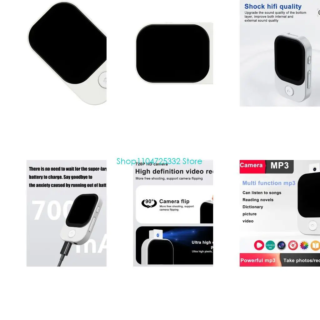 

MP3 Player P5EA MP4 с 720p Camera Touch Multifunction Radio Multifunction