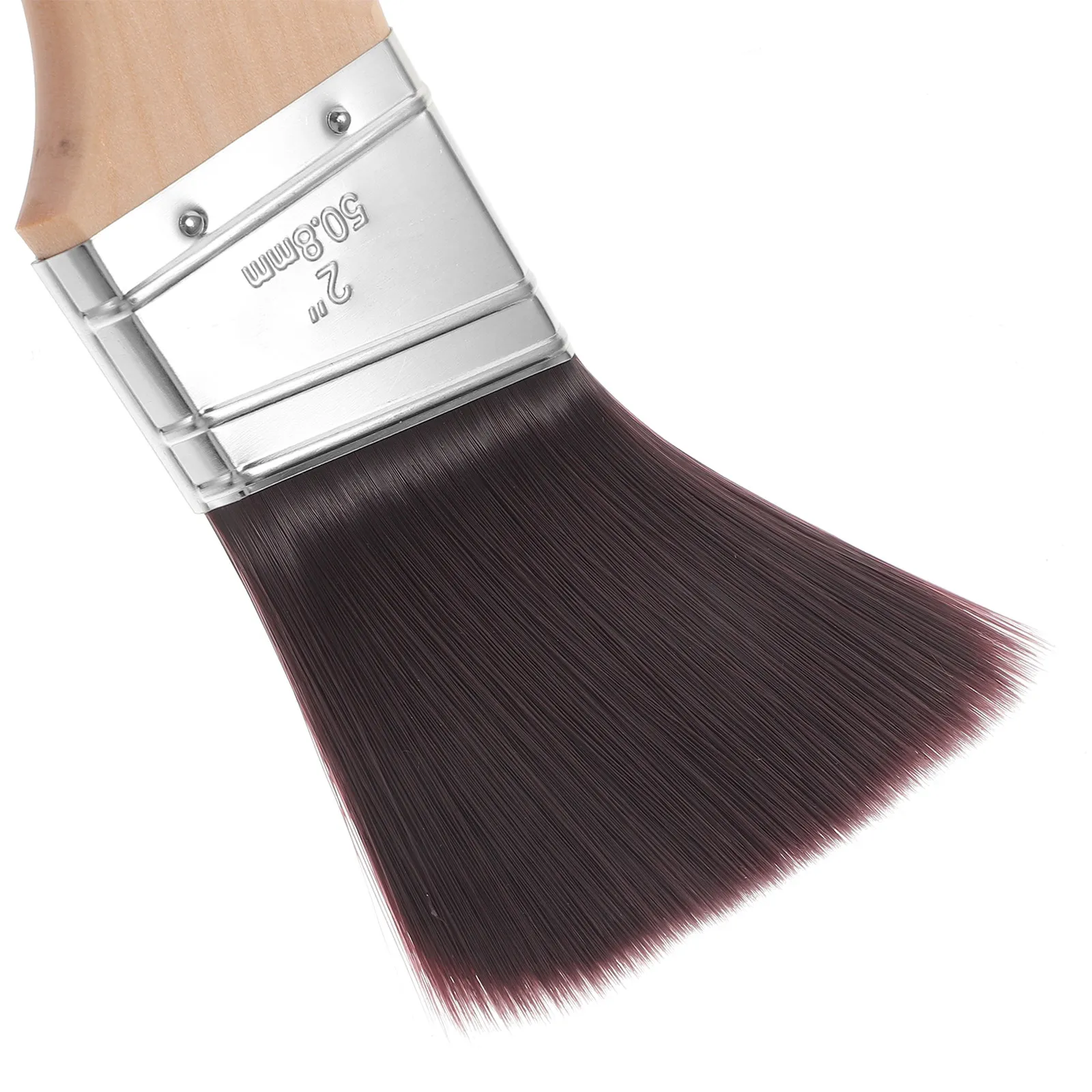 3Pcs Oil Paint Brushes Angled Wood Handle Comfortable Grip Multi-Use Painting Brushes Oil Paint Brush