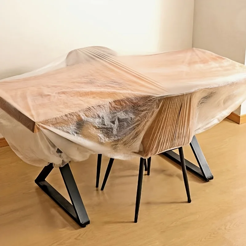 3 Stück Übergroße Elastische Staubschutzhüllen 310 cm x 240 cm Geeignet für Innen- und Außenbereich Sofas/Fernseher Mehrzweck-Sets – Detail 4