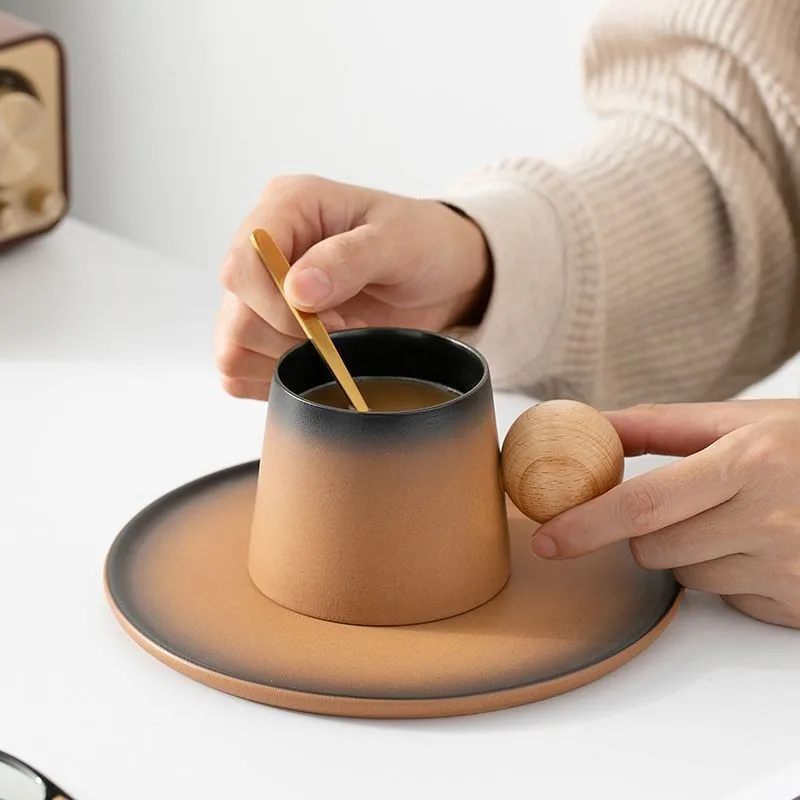 Ceramic Coffee Set Household Mug High-Value Small Water Gift Company Annual Meeting Souvenir Tea Cup