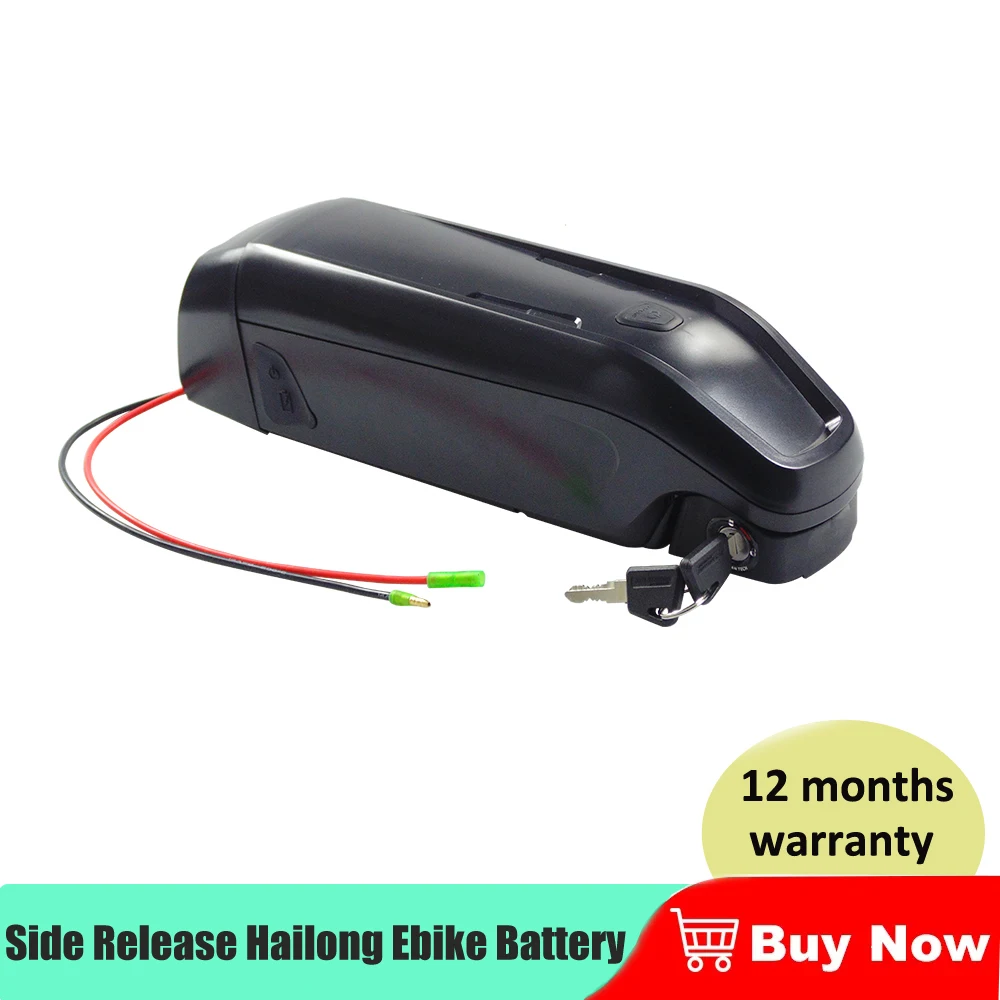 

Side Release Hailong 36V 8Ah 10.Ah 12Ah Ebike Battery with 42V 2A Charger for 250w 350W 500W Down Tub Electric Bicycle Batteries