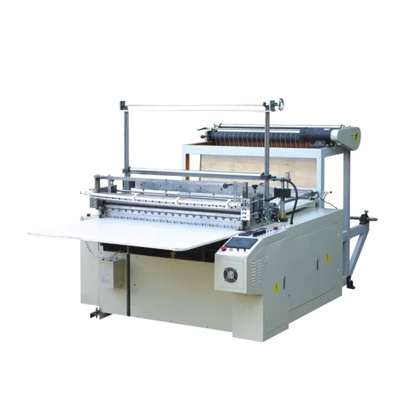 Supply HD-1500 bag making machine, heat sealing cold cutting bag making machine, double layer flat pocket plastic