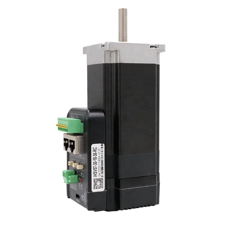 IHSV57-30-18-36-RC 36V 3000rpm 180W CANopen Integrated AC Servo Motor With 1000 Lines Encoder