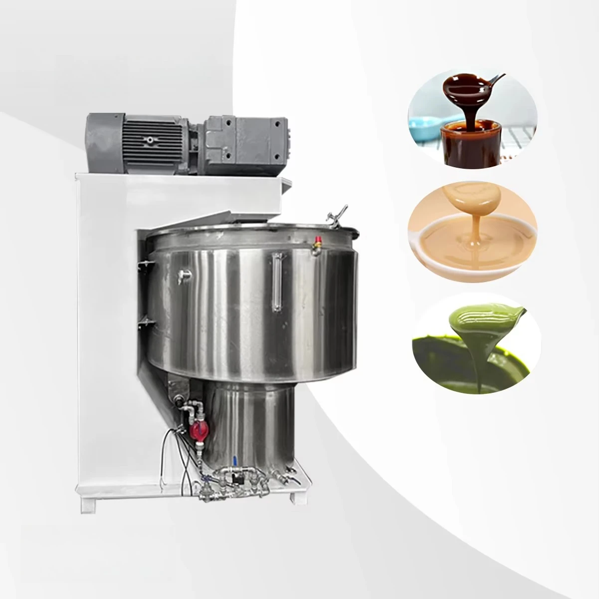 LST New Design SUS304 Vertical Chocolate Ball Mill Machine Chocolate Grinder Ball Mill