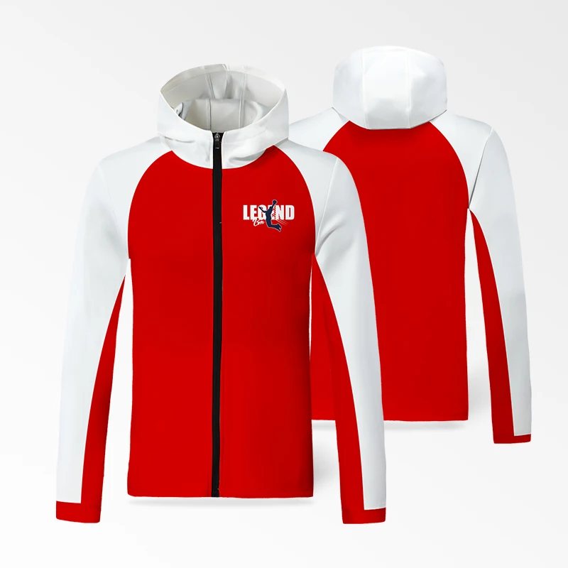 15 PCS Windbreak Jacket For Men Sportswear Customize Full Sublimation Printed Fitness Hoodies Running Training Tracksuits Unisex image 5