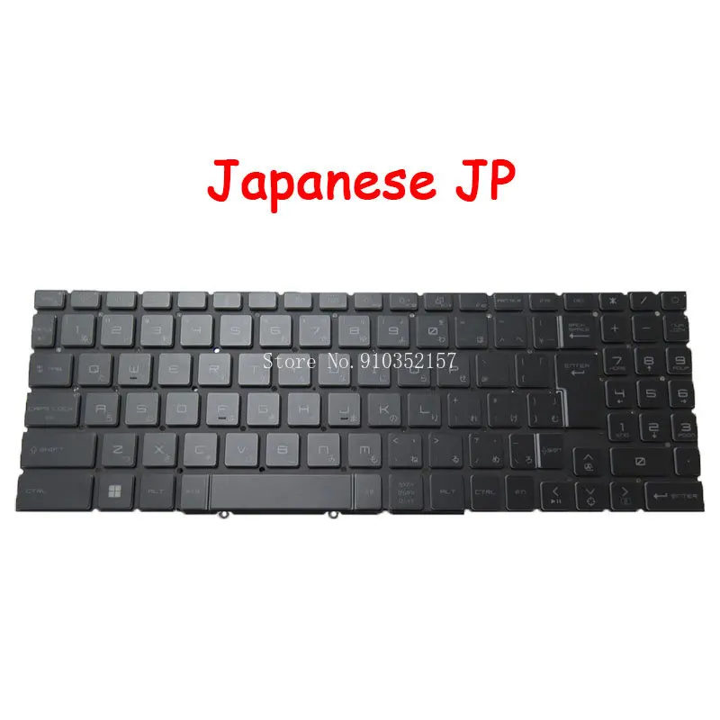 Teclado US RU SP IT JP para MSI 9Z.NK1BN.C1D NKS-FG0CBN 1D S1N3EUS341D10 NSK-FG0CBN 0R 9Z.NK1BN.C0R 9Z.NK1BN.B0E H0J B0S B0T B0R