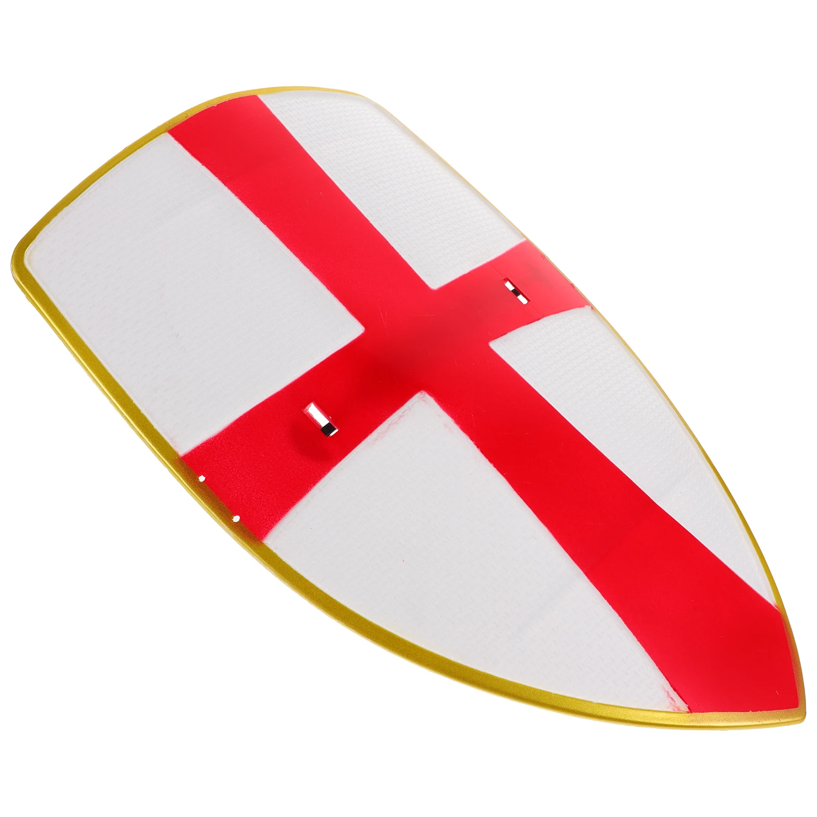 Scudo giocattolo per bambini Cavaliere Prop Rosso Piccolo scudo di plastica per ragazzi 10-12 Accessori per giochi di ruolo Sviluppo sensoriale