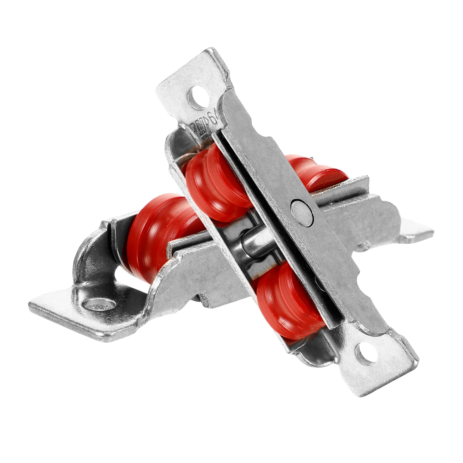 

2Pcs Efficient Stainless Steel Sliding Door Roller Kit with Nylon Wheels for Smoother Movement