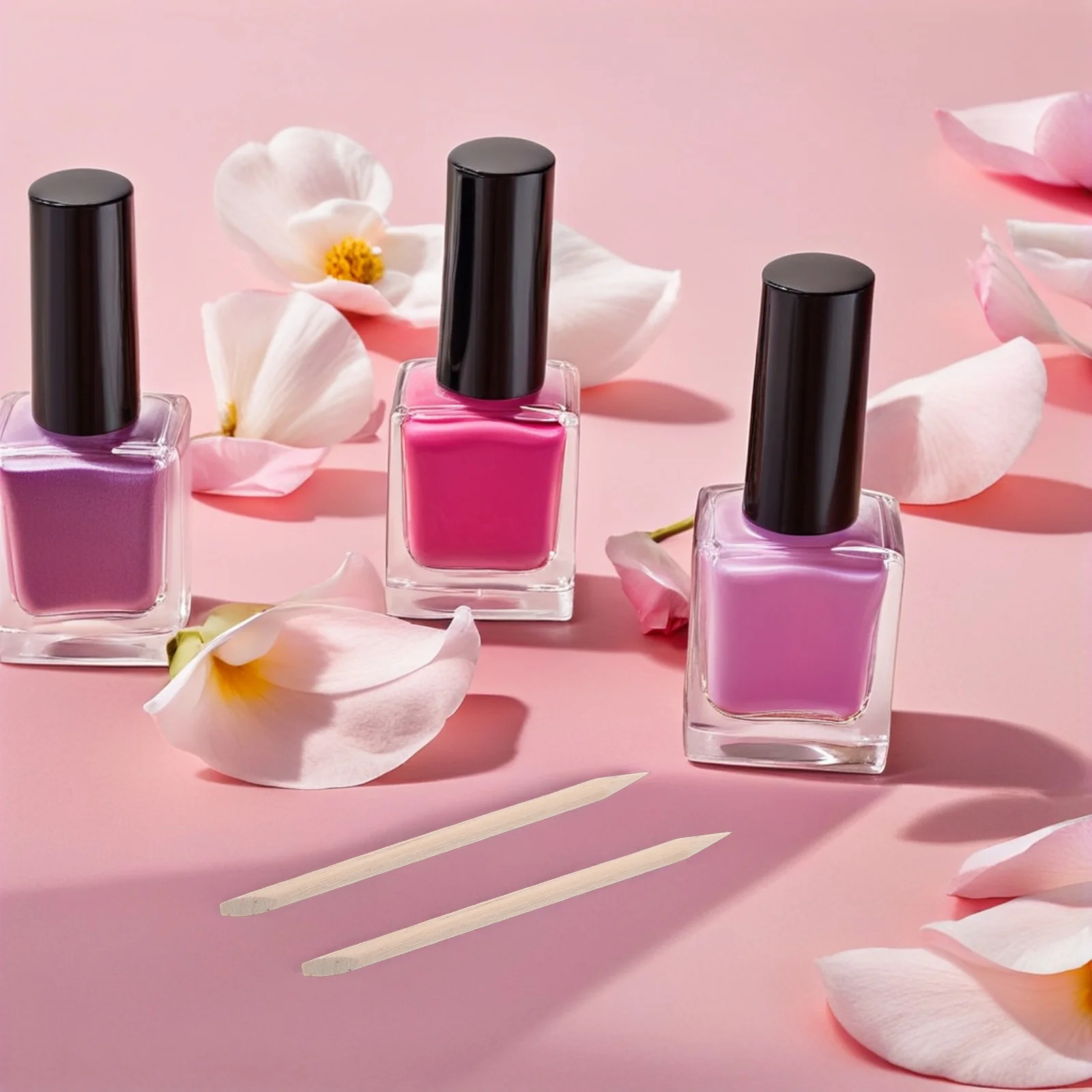 200 Uds palos empujadores de cutículas de madera 7,5 cm Nail Art producto para eliminar la piel muerta manicura pedicura uñas Spa juego de herramientas de aseo