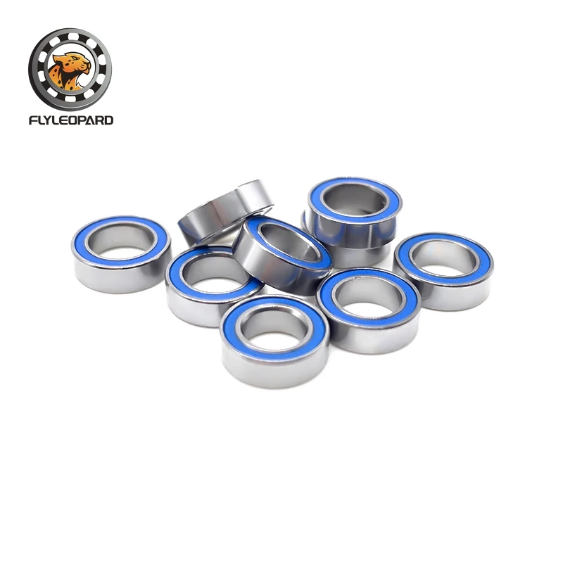 5Pcs MR74-2RS Bearing 4x7x2.5mm ABEC-7 Hobby Electric RC Car Miniature Ball Bearing L740D Blue Rubber Sealed