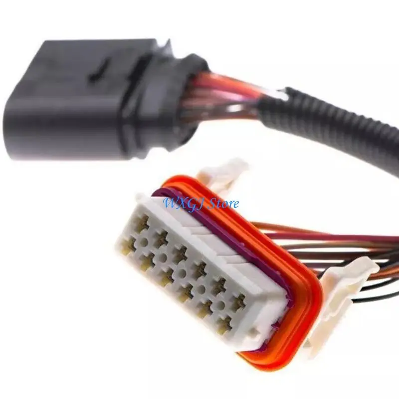 

37JE Automotive Headlight Wire Harness Connector 12 Pin Plugs and Play for 7L6971071A