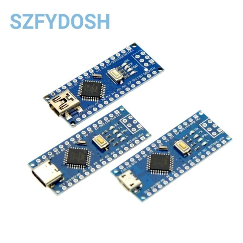  Nano 3.0 Mini USB Driver ATmega328/PB 5V 16M Micro Controller Board Nano CH340 V3.0 for arduino