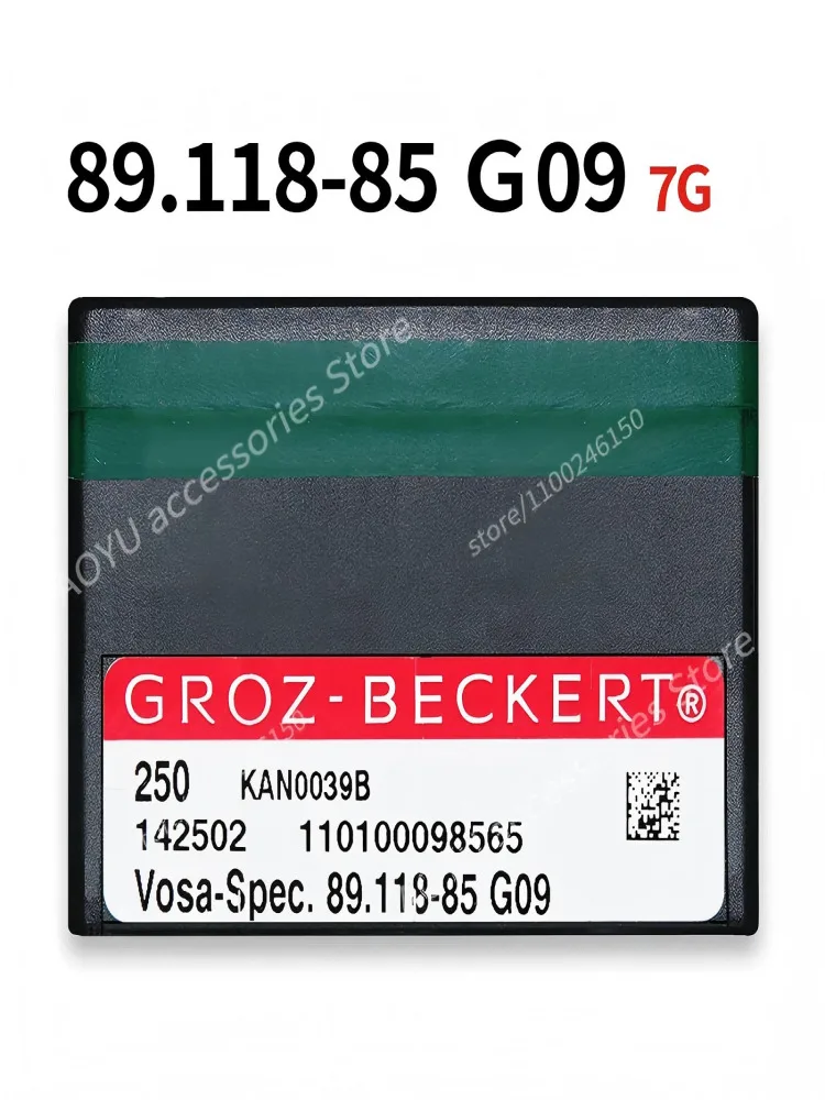 

250 Pcs GROZ-BECKERT Vosa-Spec. 89.118-85 G09 7G Needles For SHIMA SEIKI Computerized Flat Knitting Machines