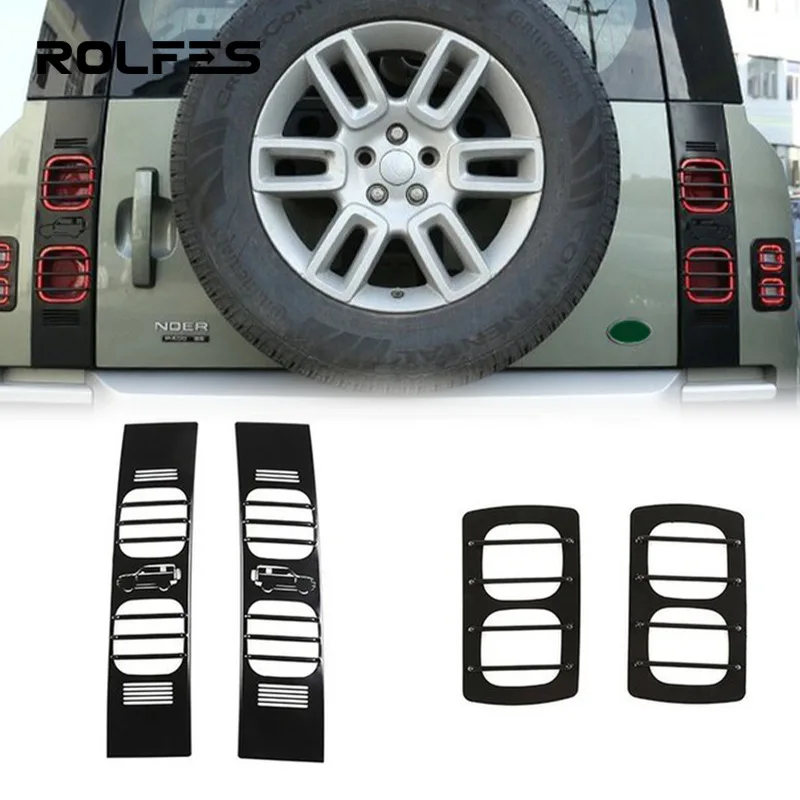 

Suitable for 20-25 Land Rover Defender 90/110/130 headlight and taillight metal protective covers Tough off-road modification