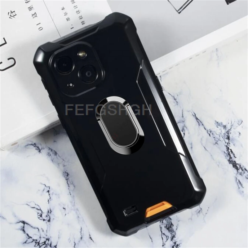 For Oukitel WP32 WP20 Pro G2 WP32Pro WP 20 OukitelG2 Back Ring Holder Bracket Phone Case Smartphone TPU Soft Silicone Cover