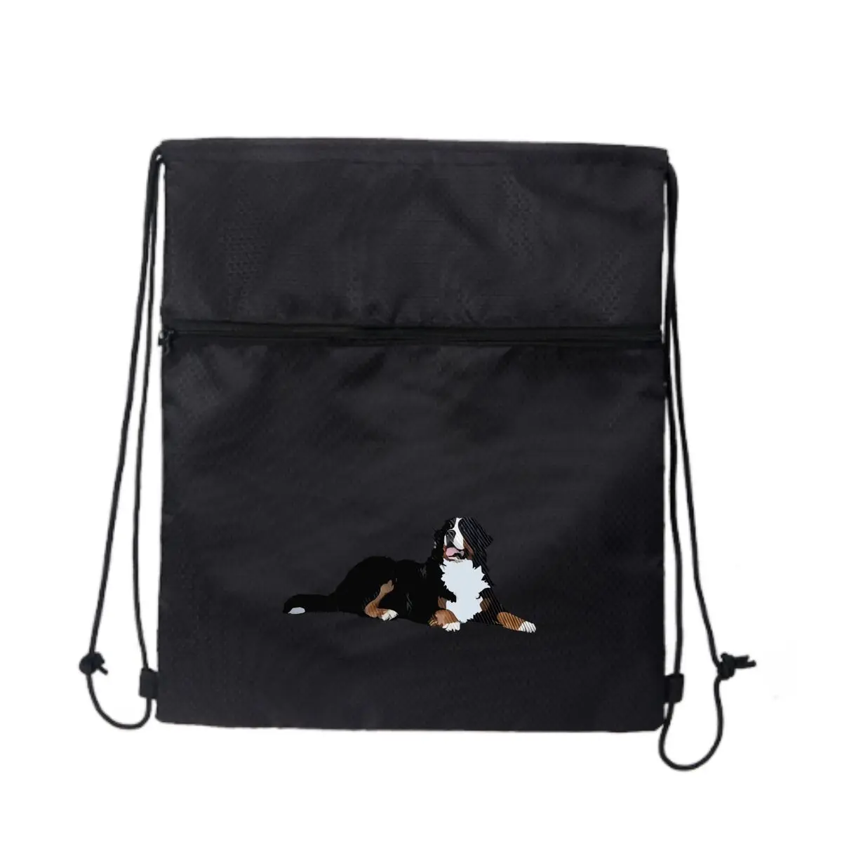 Bernese Mountain Dog Print Pattern Portable Travel Backpack Lightweight Simple Sports Backpack