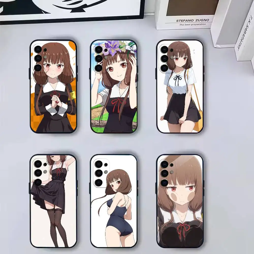 

M-entry-level anime M-Miko Iinostan Phone Case For Samsung S 25,24,23,22,30,21,10,9,Ultra,Plus,Lite,FE,4,5 G Soft Black Case