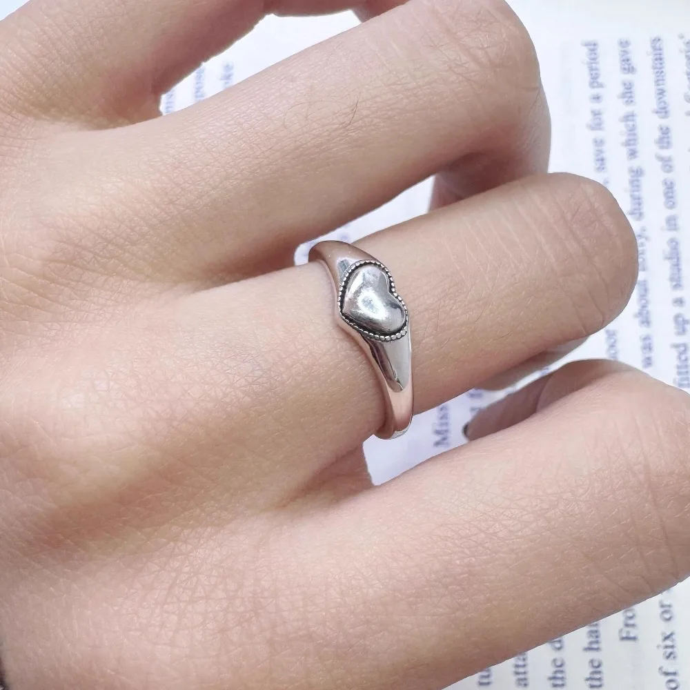 Niche design senior sense retro personality opening ring