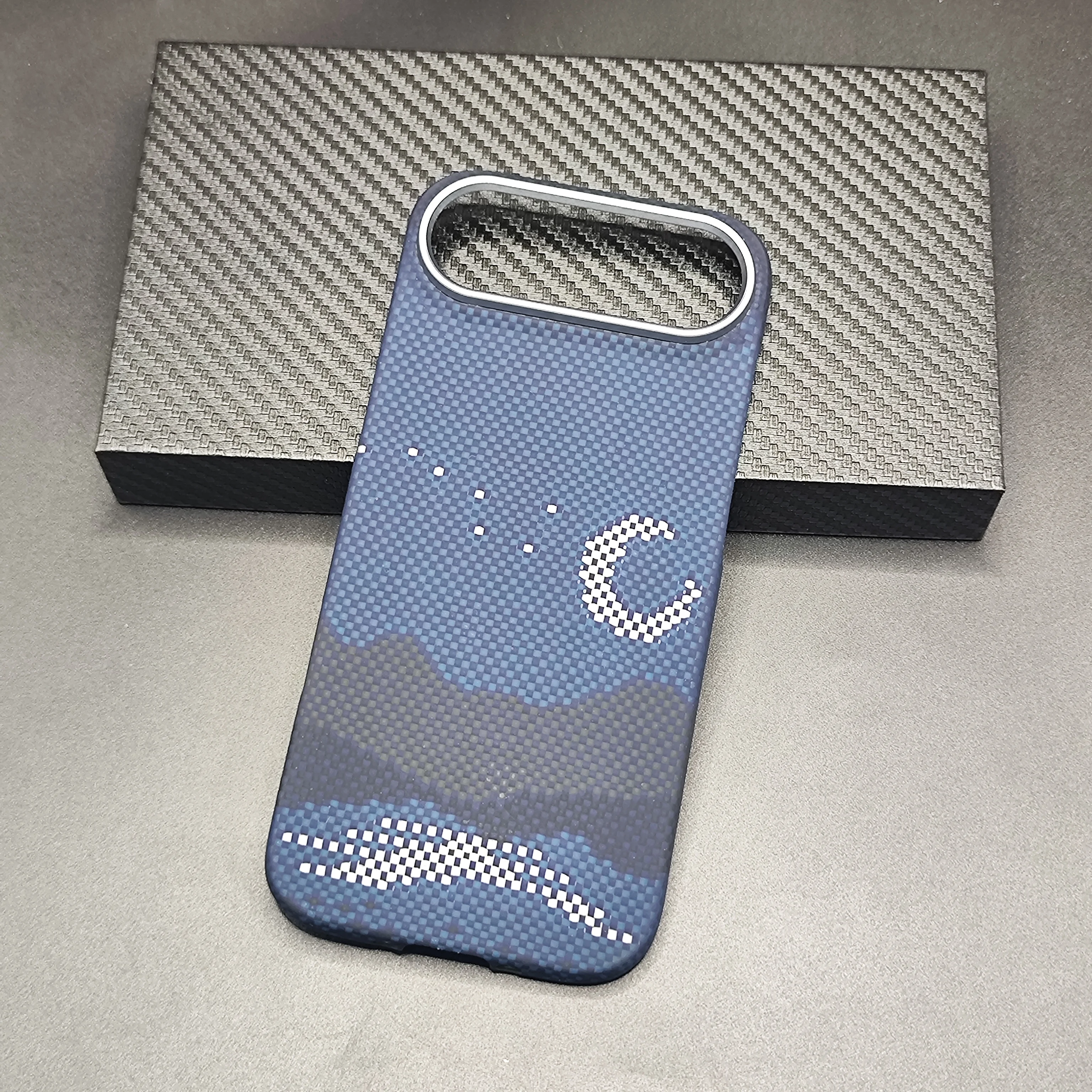 

Магнитный чехол Magsafe для iPhone Air 17 Pro/17 Pro Max, чехол из настоящего углеродного волокна цвета из арамидного волокна для iPhone 17 pro max