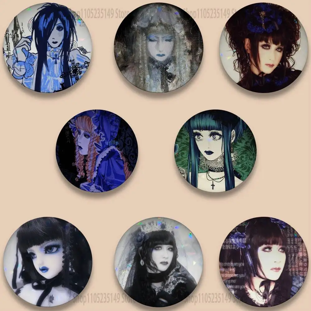 

Mana Sama 58mm Round Cartoon Brooches Badge for Backpack Accessories Hat Decoration HD Print Handmade Gifts