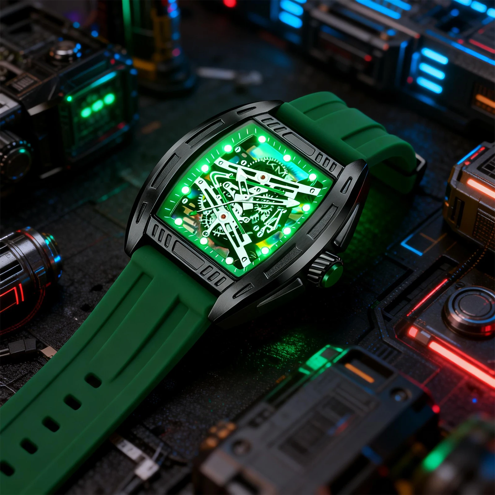 

Часы SKMEI Creative Original Movement с кварцевым механизмом для мужчин и женщин, модные, с цветным циферблатом, водонепроницаемые (3 бар), с функцией даты, наручные часы Reloj Hombre