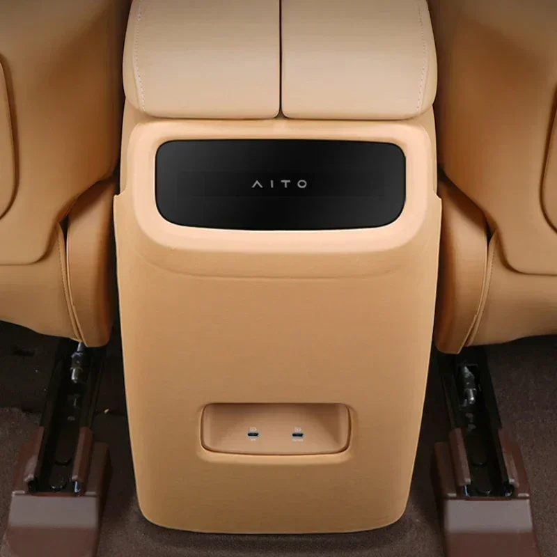 For AITO M7 Air Outlet Protective Cover Rear Anti Kick Mat Frame Stickers Air Vent Anti-kick Mat Car Interior Refit  Accessories