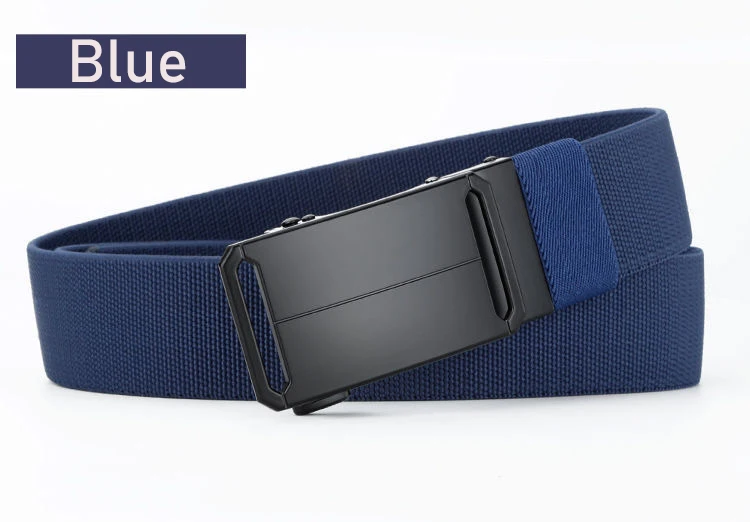 Neuer Golf-Sportgürtel, elastischer Gürtel für Herren, taktischer Gürtel mit Metallschnalle, robuster, dehnbarer Nylongürtel für Herren, Militärgürtel, 115–150 cm, große Größe. – Detail 16