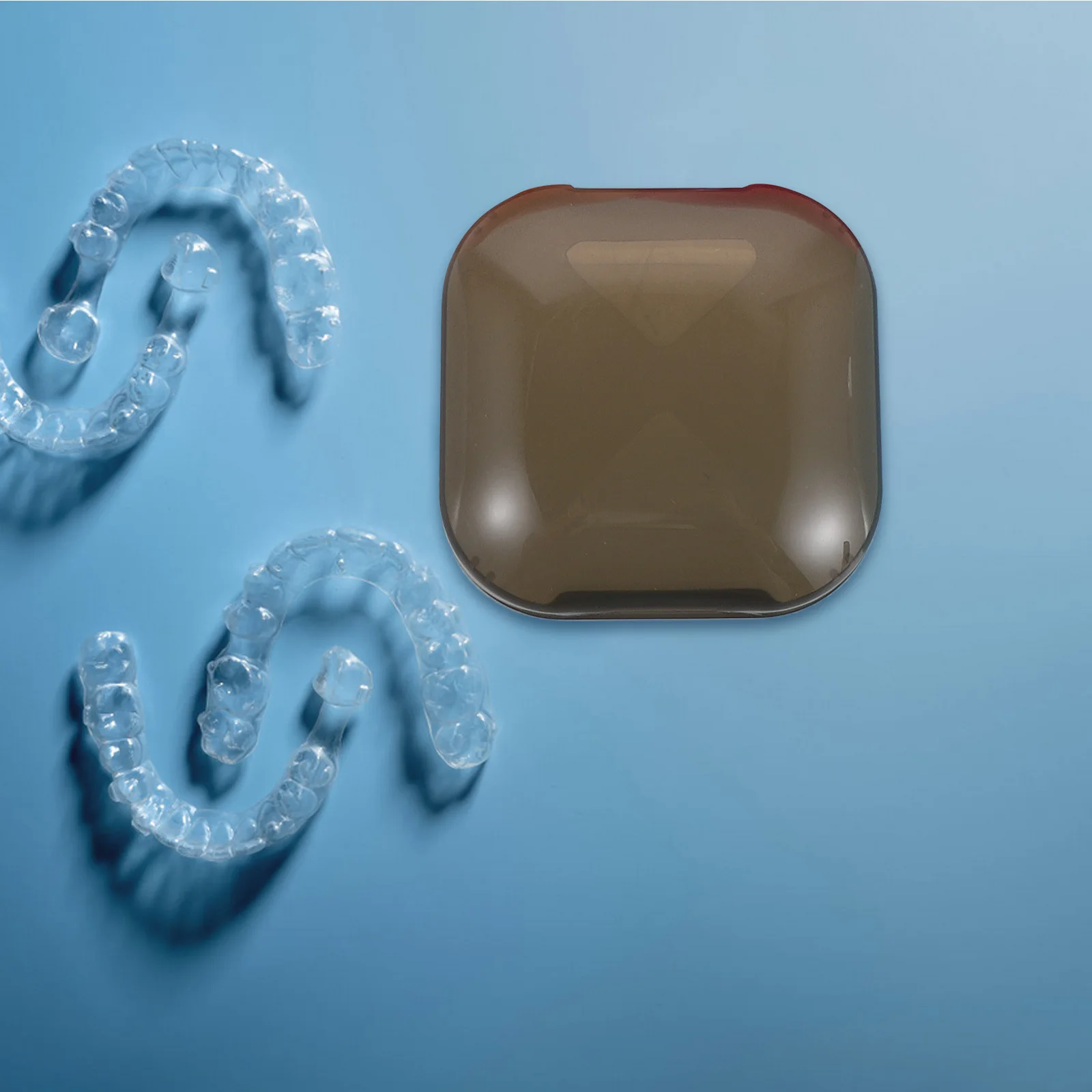 

7pcs Portable Denture Storage Box Slim Leakproof Retainer Case For Orthodontic Aligner Travel Dental Container False Tooth