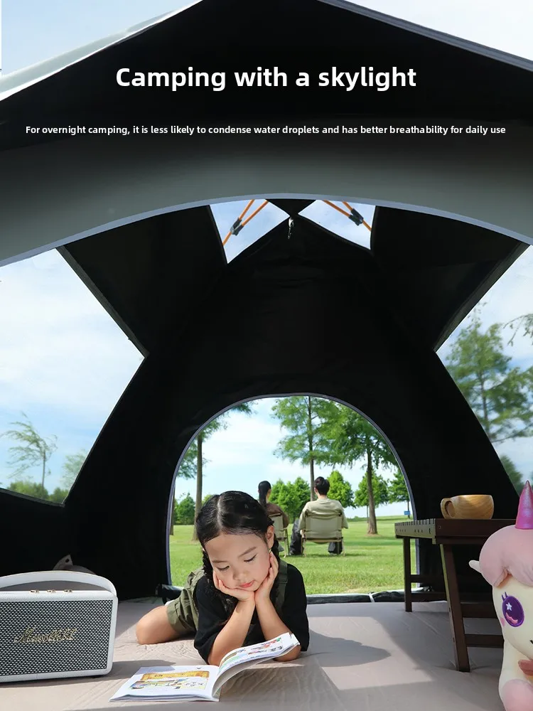 

Camping Overnight Camping, Full Gear Supplies Rainstorm Folding Portable, Camping