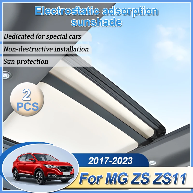 

Electrostatic Sunroof For MG ZS ZST ZS EV VS Astor ZS11 2017~2023 Roof Sunshades Adsorption Sunshades Skylight Blind Accessories