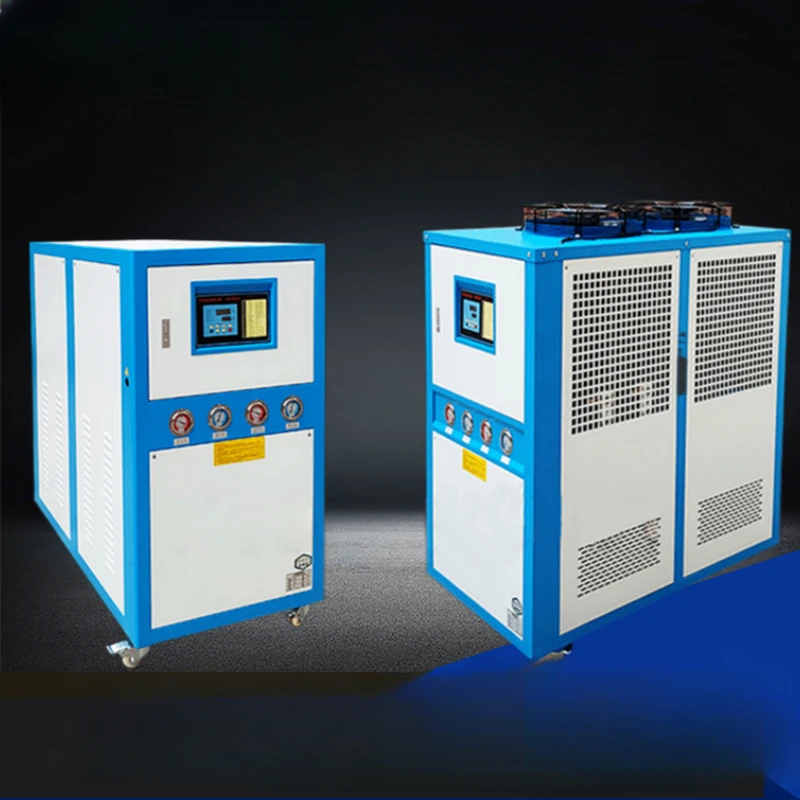 

Industrial chiller injection chiller 5HP air-cooled sink freezer 10P bottle blowing water-cooled electroplating refrigerator