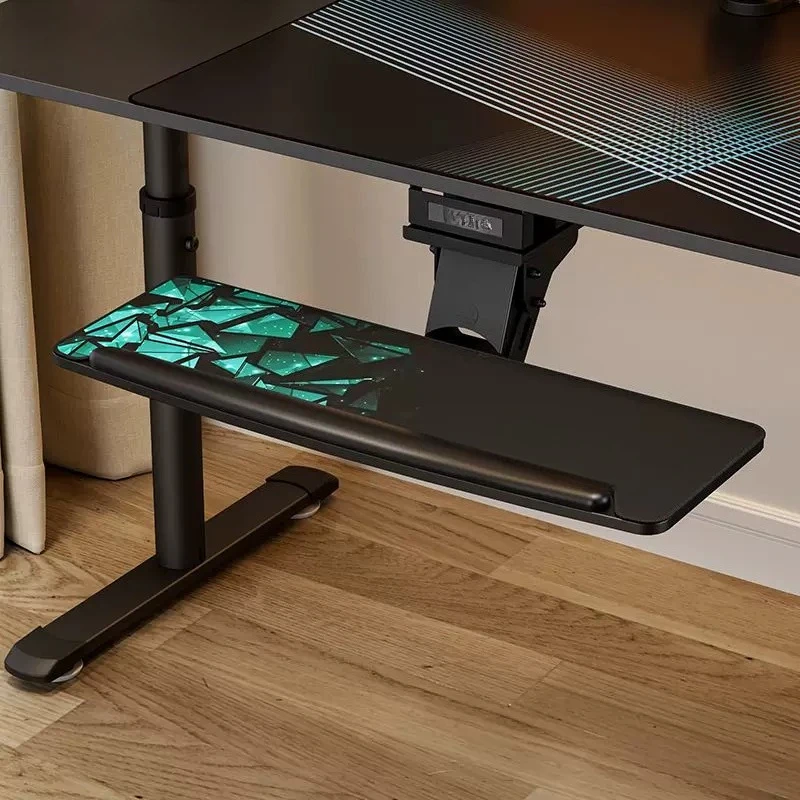 Keyboard Bracket Under Table Pull-out Mouse Tray Wide Office Computer Desktop Extension Rotary Bracket
