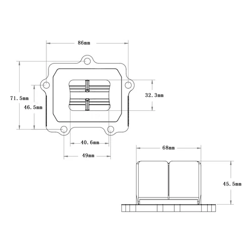 Imagen 2 del producto Sistema de válvula de lengüeta para motocicleta V Force V307A para SUZUKI RM250 RM 250 YAMAHA YZ250 YZ250X YZ 250 250X 1997-2019 para VForce3 Enduro