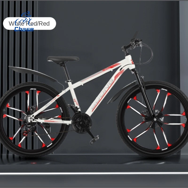 Chase Mountain Bike Adult 24 Inch 26 Men Middle School Female Students Variable Speed Cycling Exercise Road Pedal Bike