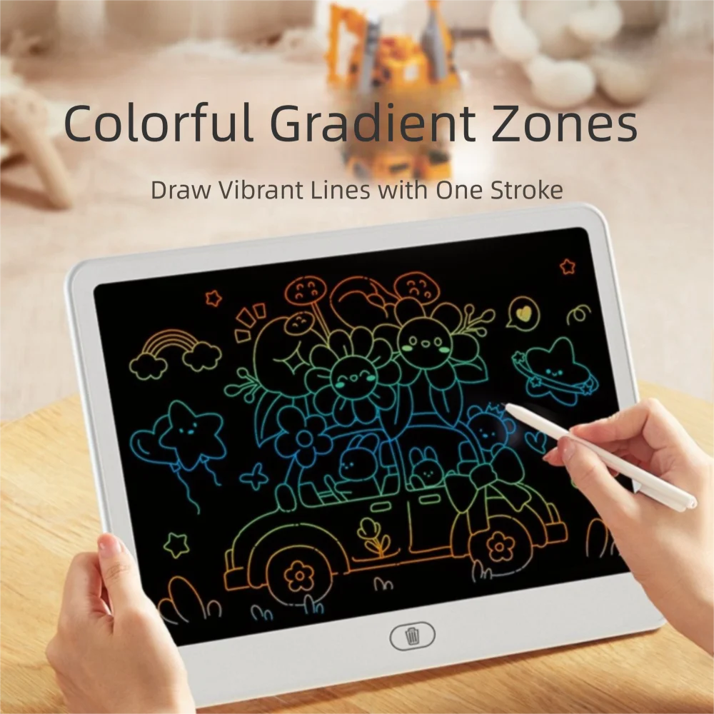 Cadeaux 11 pouces tablette d'écriture LCD coloré effaçable bloc-notes éducatif anniversaire