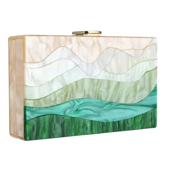 Acrylic Chain Clutch Bag 11