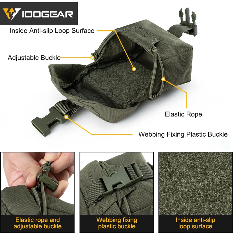 IDOGEAR Tactical Frag Pouch MOLLE Multi-function Tool Pouch Belt Storage Pouch Outdoor Hunting Accessories 35118