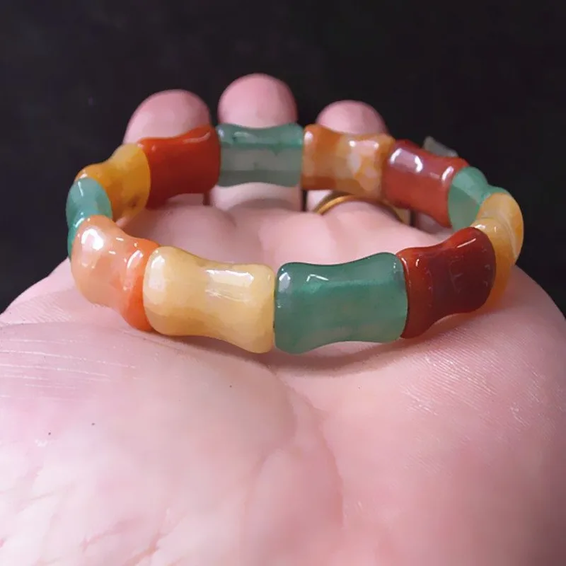 Dongling Jade Multi Colored Festival Master Bracelet Boutique Couple Bracelet