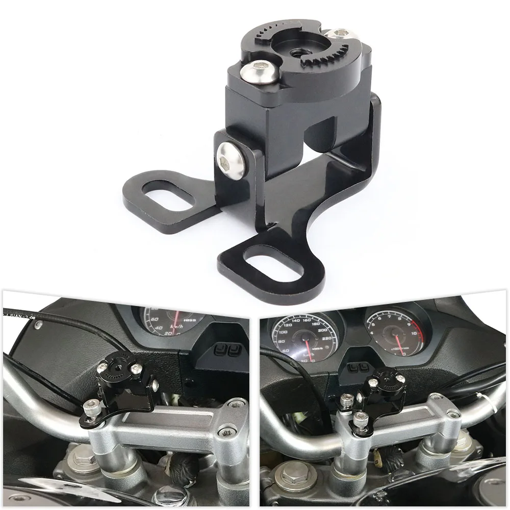 Handlebar GPS Mount Navigation Holder Bracket Support For KAWASAKI Vulcan 1700 ER-5 Versys-X 250 Ninja650 Z125 750 900 ZRX1200R