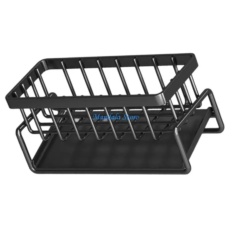 

U2JC Sink Sponge Stand Draining Rack Soap Drainer Convenient Kitchen Utensils