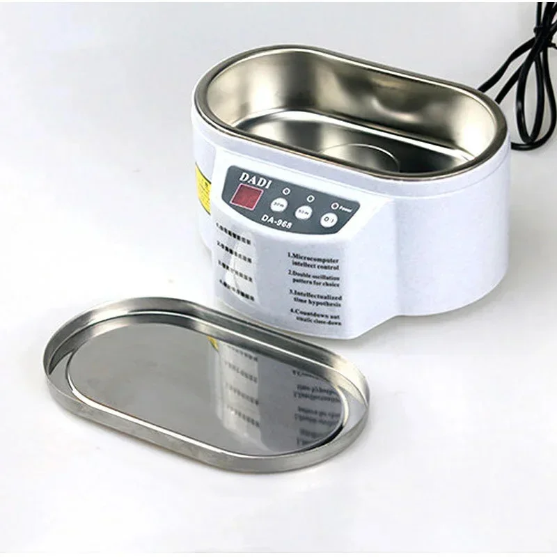 110V 220V 500ml Dual Vibration Ultrasonic Cleaner For Home Use Glasses Jewelry Print Head Mobile Phone Motherboard Cleaner